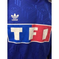 Maillot Coupe de France TF1 porté N°12 bleu adidas taille XL