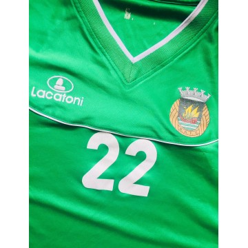 Maillot Rio Ave Futebol Clube  R.A.F.C. porté echauffement N°22 taille L