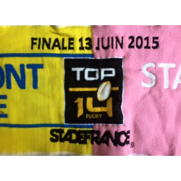 Echarpe Rugby Finale 2015 TOP 14 Clermont - Stade Français