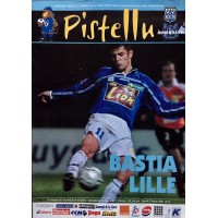 Magazine du SCB Bastia LILLE  2002 PISTELLU N°13