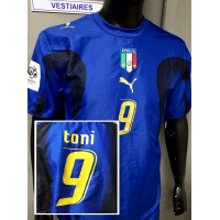 Maillot ITALIA FIGC N°9 TONI taille XL puma FIFA WORLD CUP GERMANY 2006