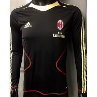 Maillot MILAN AC adidas taille S noir et or  manches longues