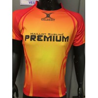 Maillot Rugby Gilbert taille M porté N°15