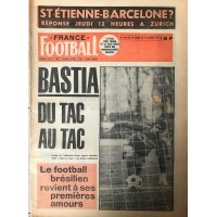 Magazine FRANCE FOOTBALL N°1503 BASTIA DU TAC AU TAC 21 janvier 1975