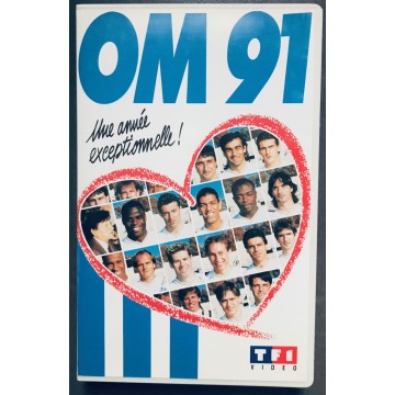 Ancienne cassette K7 VHS O.MARSEILLE OM 91