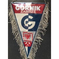 Fanion Le Górnik Zabrze Klub Sportowy GRAND FORMAT Pologne