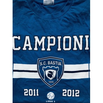 Tee-shirt SCB BASTIA CAMPIONI 2011/2012 Ligue 2 taille L