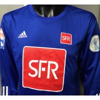 Maillot Coupe de France porté N°5 adidas SFR bleu taille XL