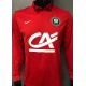 Maillot Coupe Gambardella FFF porté N°13 Nike taille L Rouge