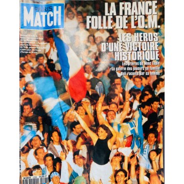 Magazines PARIS MATCH LA FRANCE FOLLE DE L'OM  10 juin 93