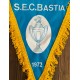 Fanion Ancien SECB BASTIA Coupe de France 72 GRAND FORMAT original