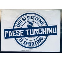 Autocollant BASTIA 1905 PAESE TURCHINU Qui si sustene u sporting