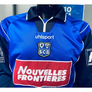 Maillot Bastia SCB porté en reserve N°14 taille XL saison 2000/01