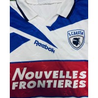 Maillot SC BASTIA 1995-96 Occasion REEBOK exterieur Blanc taille XL