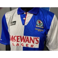 Maillot Collector BLACKBURN ROVERS F.C 1994-95 ASICS Taille XL