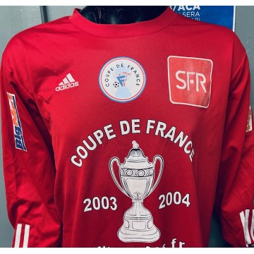 Maillot ADIDAS Coupe de FRANCE 2003-04 N°10 taille XL