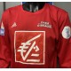 Maillot Coupe de France porté N°5 adidas rouge taille XL Caisse d'Epargne