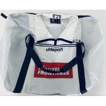 LE FOOTBAGG SCB BASTIA 2001/02 exterieur sac de Sport blanc  (BA157)