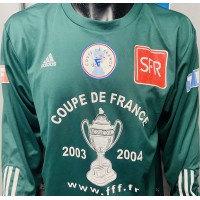 Maillot ADIDAS Coupe de FRANCE 2003-04 N°5  taille XL vert