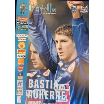 Magazine du SCB Bastia AUXERRE 2003 PISTELLU N°13