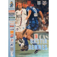 Magazine du SCB Bastia RENNES 2002 PISTELLU N°3