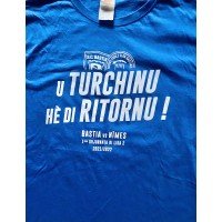 Tee-shirt SCB BASTIA U TURCHINU HE DI RITORNU 2021/2022  taille L
