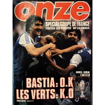 Magazine ONZE Special COUPE DE FRANCE 81 SCB BASTIA / ASSE Saint etienne