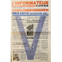 Magazine L'INFORMATEUR CORSE avril 1978 FORZA BASTIA ! ava piu che mai