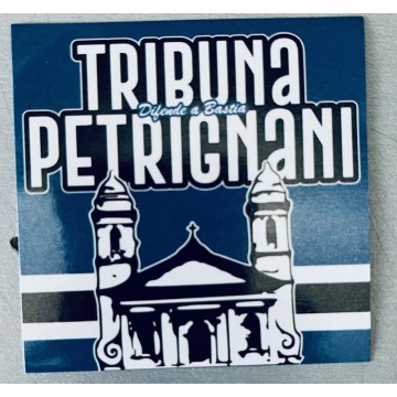 Autocollant Sticker Supporter SCB BASTIA TRIBUNA PETRIGNANI DIFENDE A BASTIA