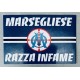 Autocollant Sticker Supporter SCB BASTIA MARSEGLIESE RAZZA INFAMA