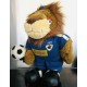 Peluche LION PISTELLU SCB BASTIA mascotte Corse Année 90/2000