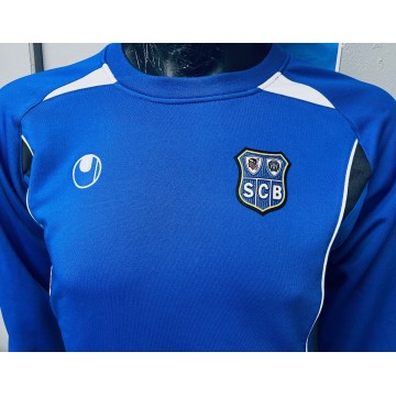 Pull SCB BASTIA echauffement année 2000 taille M uhlsport