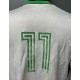 Maillot Coupe ADIDAS VENTEX porté N°11 Canal+ BLANC/VERT