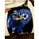 LE FOOTBAGG SCB BASTIA Yannick CAHUZAC sac de Sport NOIR coton  (BA175)