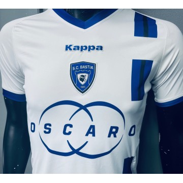 Maillot BASTIA SCB taille S Kappa Blanc Epoque LIGUE 1