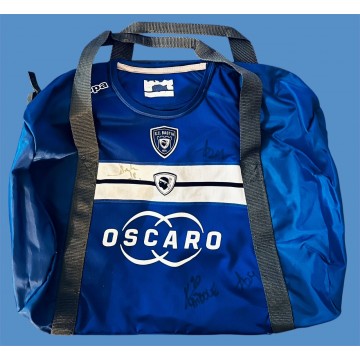 LE FOOTBAGG SCB BASTIA 2011 SIGNATURES JOUEURS sac de Sport bleu (BA176)