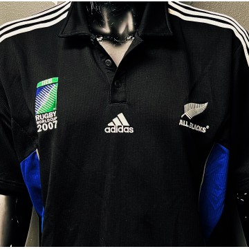 Maillot ADIDAS RUGBY WORLD CUP 2007 ALL BLACKS Taille 2XL