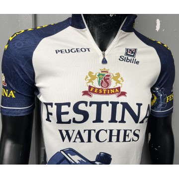 Maillot Festina Peugeot Sibille Cyclisme Taille M Virenque shirt jersey vintage