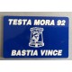 Ancienne carte TESTA MORA 92 supporters SCB BASTIA VINCE