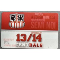 Carte Abonnement ACA AJACCIO 2013/2014 Aicciu
