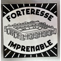 Autocollant Sticker AS CAEN supporter FORTERESSE IMPRENABLE