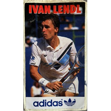 Autocollant ancien ADIDAS IVAN LENDL Tennis