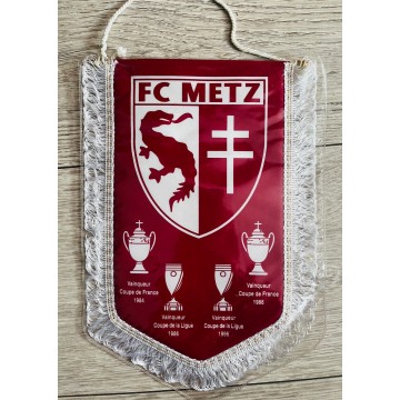 Fanion FC METZ Palmares officiel club GRAND FORMAT NEUF sous blister