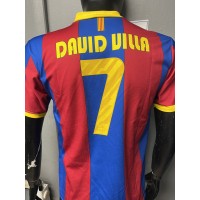 maillot replique FCB BARCELONE N°7 DAVID VILLA taille M
