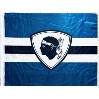 Drapeau SC BASTIA officiel TIFO stade de Furiani
