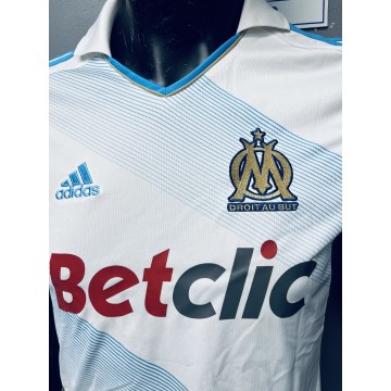 Maillot OM MARSEILLE saison 2011 adidas BETCLIC non porté MATCH WORN SHIRT