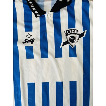 Maillot BASTIA SCB SALF taille M non porté MATCH WORN SHIRT CORSE FOOT