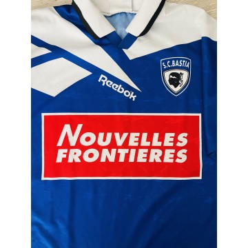 Maillot BASTIA SCB Reebok taille M non porté MATCH WORN SHIRT CORSE FOOT