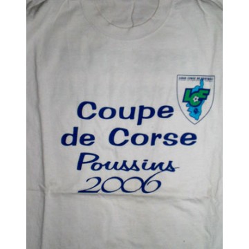 Tee shirt LIGUE CORSE DE FOOTBALL 2006 taille XL