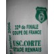 tee shirt U.S.C.CORTE 32ème finale Coupe de FRANCE 2006